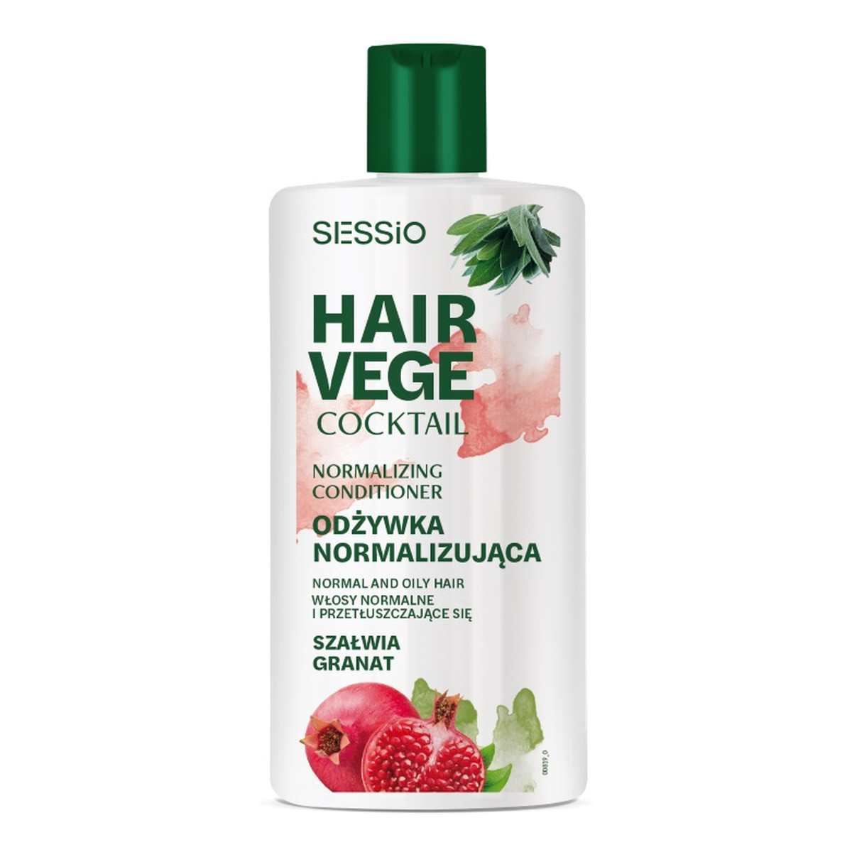 Sessio Hair vege cocktail normalizująca odżywka do włosów szałwia i granat 300g 300g