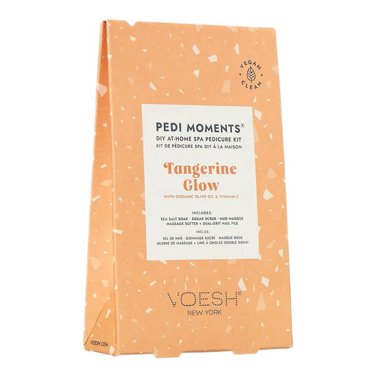 Voesh Pedi Moments Zestaw do 4-etapowego pedicure tangerine glow