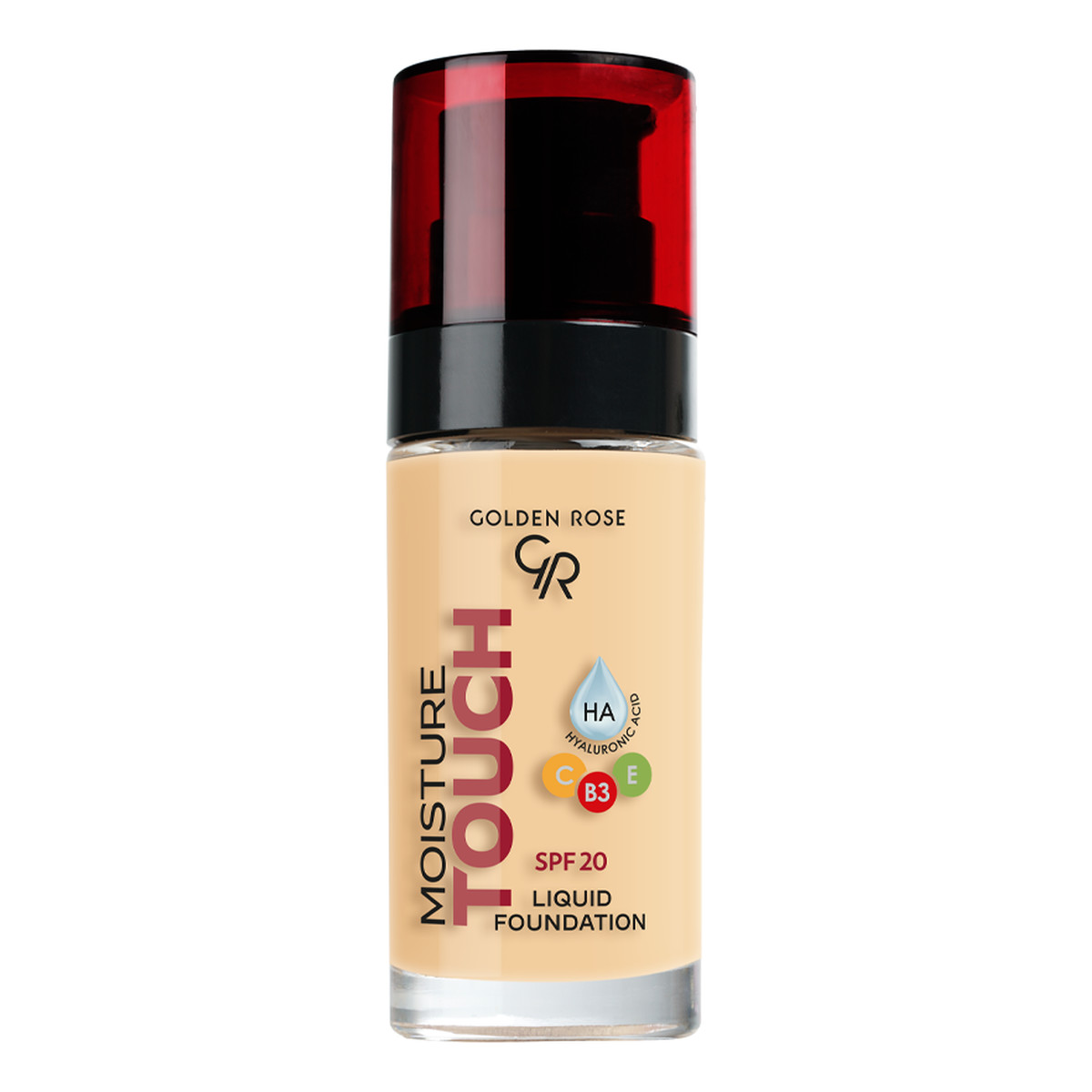 Golden Rose Moisture Touch Nawilżający podkład do twarzy SPF20 30ml