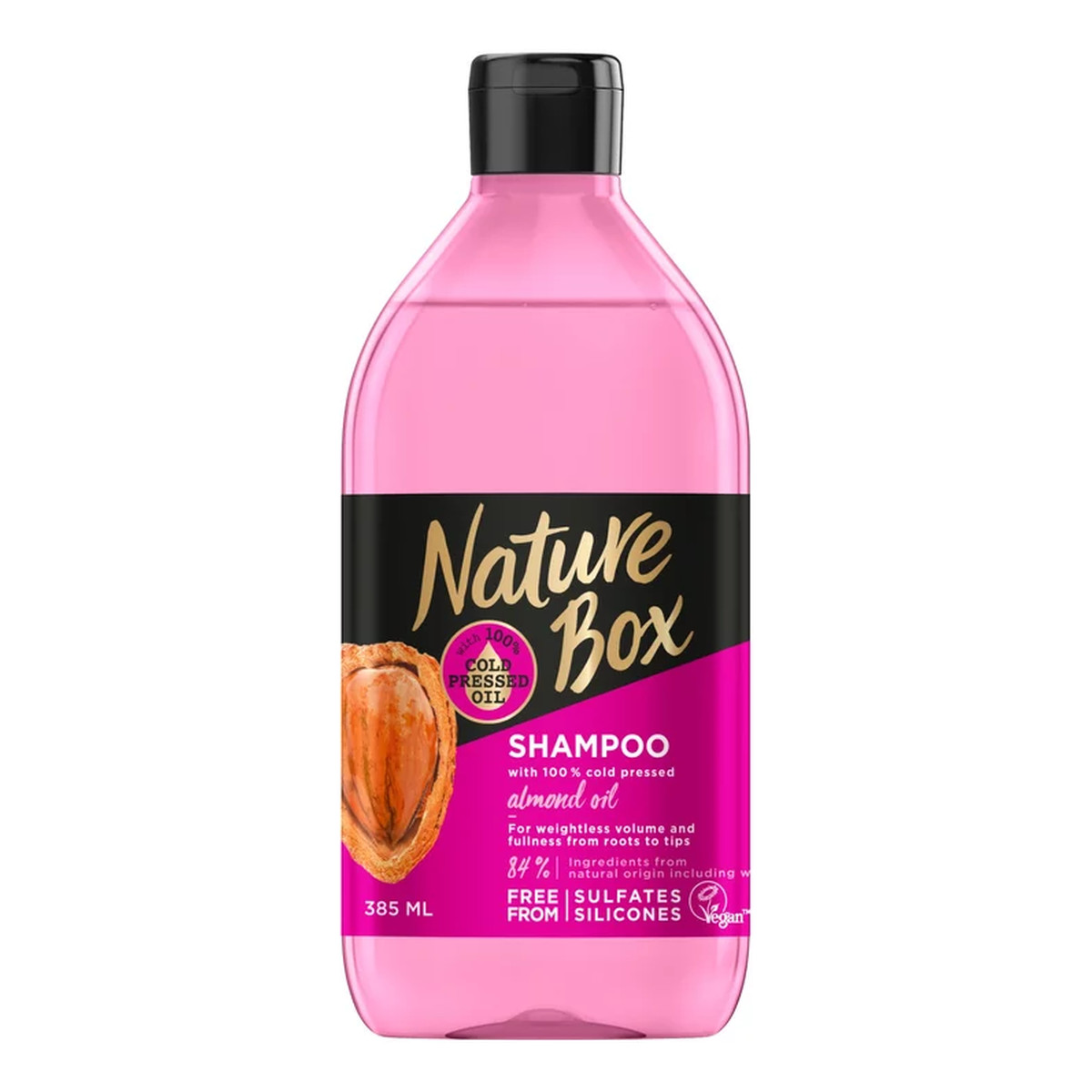 Nature Box SZAMPON do włosów MIGDAŁ 385ml