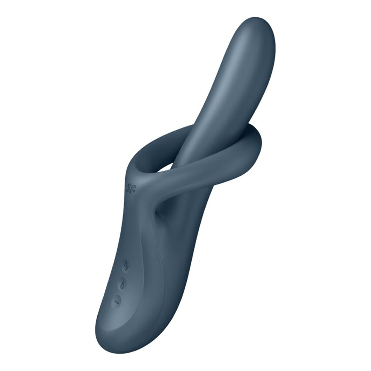 Satisfyer Heat flex 4 wibrator rotacyjny z funkcją podgrzewania grey