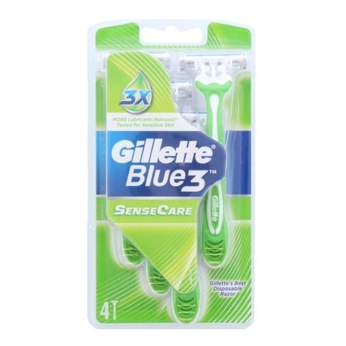 Gillette Blue 3 Sense Care Maszynki Do Golenia 4szt