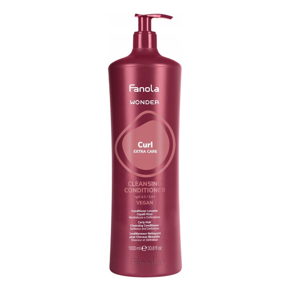 Fanola Wonder curl extra care oczyszczająca odżywka do włosów kręconych 1000ml