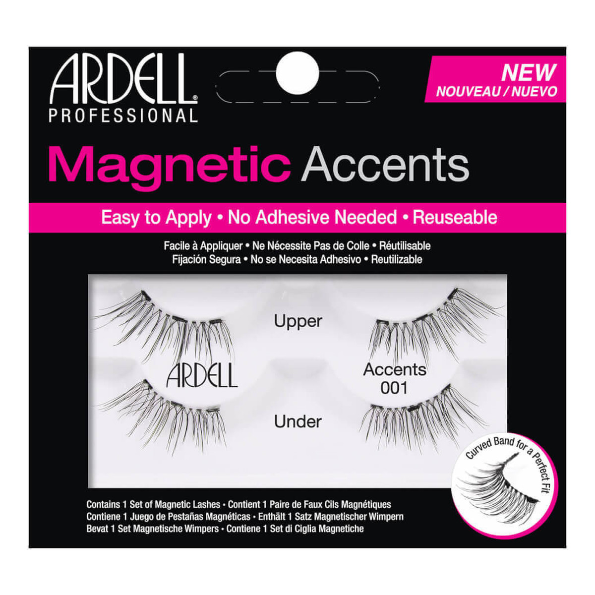 Ardell Magnetic Accents RZĘSY MAGNETYCZNE NA PASKU ACCENTS 001