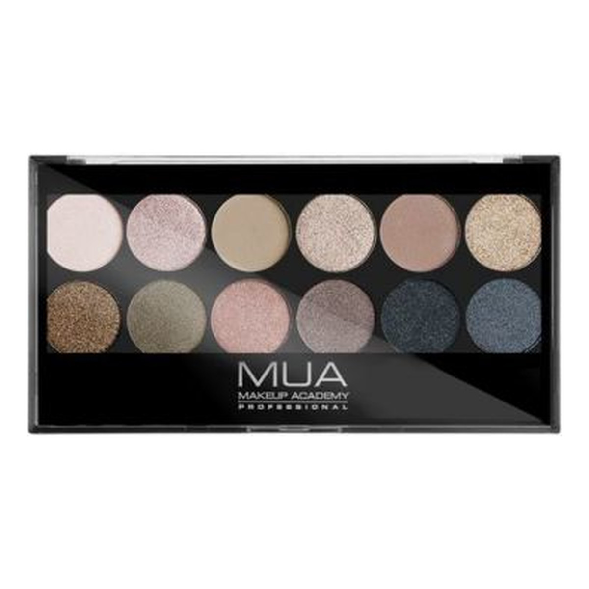 MUA MakeUp Academy Eyeshadow Palette Paleta 12 cieni do powiek Undress