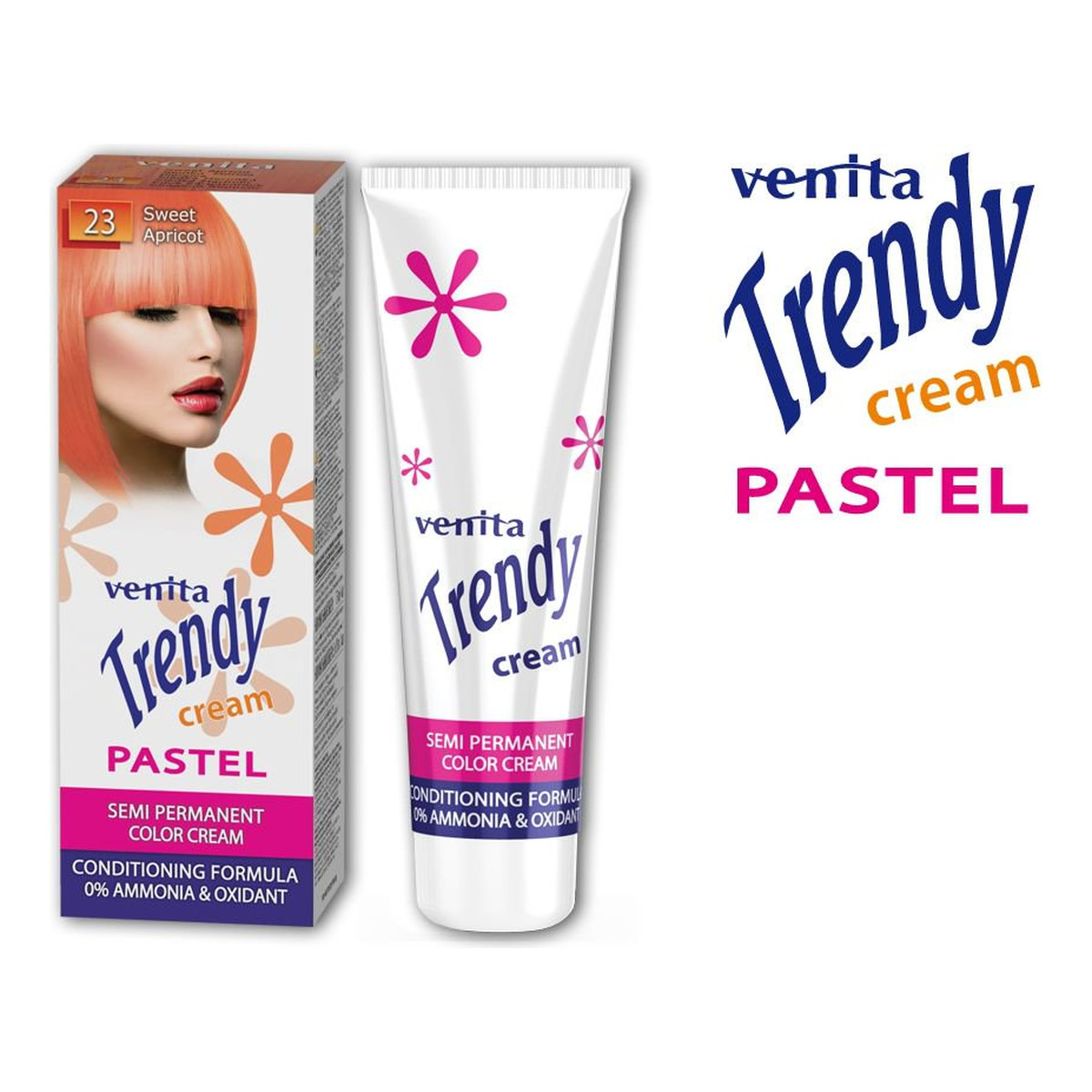 Venita Trendy Cream Pastel Krem do koloryzacji włosów 75ml