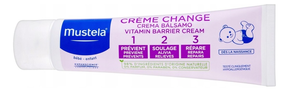 Vitamin Barrier Cream 123 krem ochronny do pupy dla niemowląt