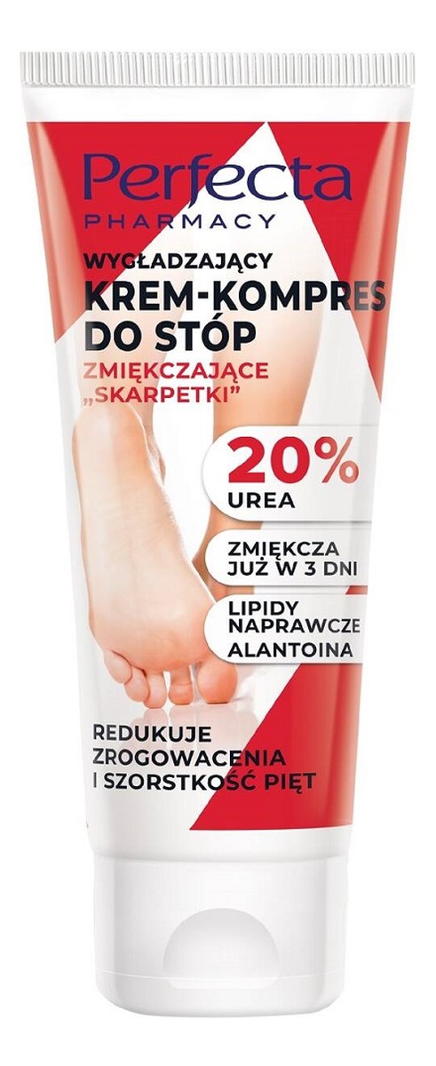 Krem-kompres do stóp zmiękczające skarpetki