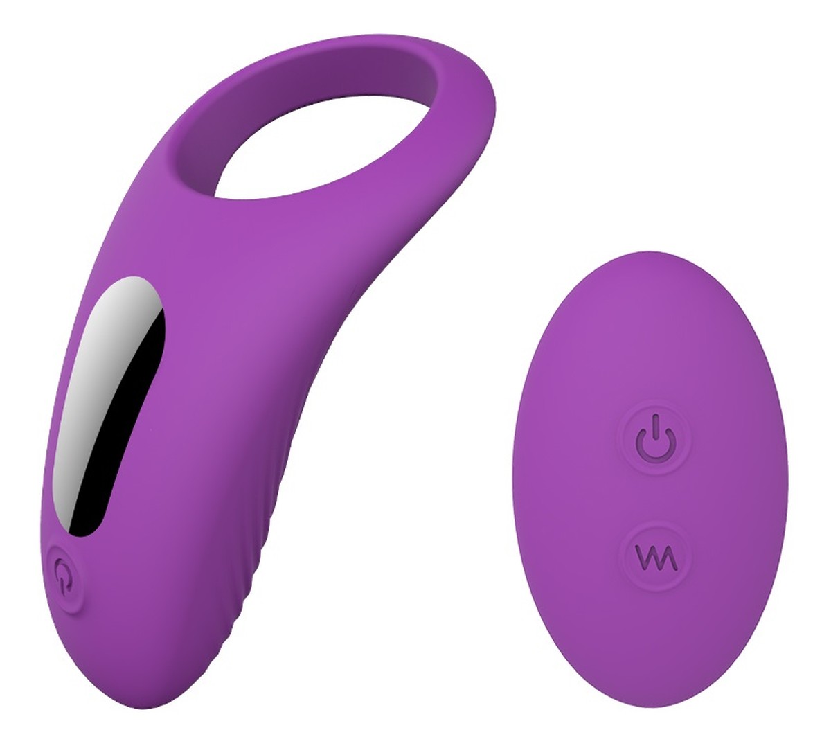 Himan-rtc pierścień wibracyjny zdalnie sterowany z 9 trybami wibracji purple