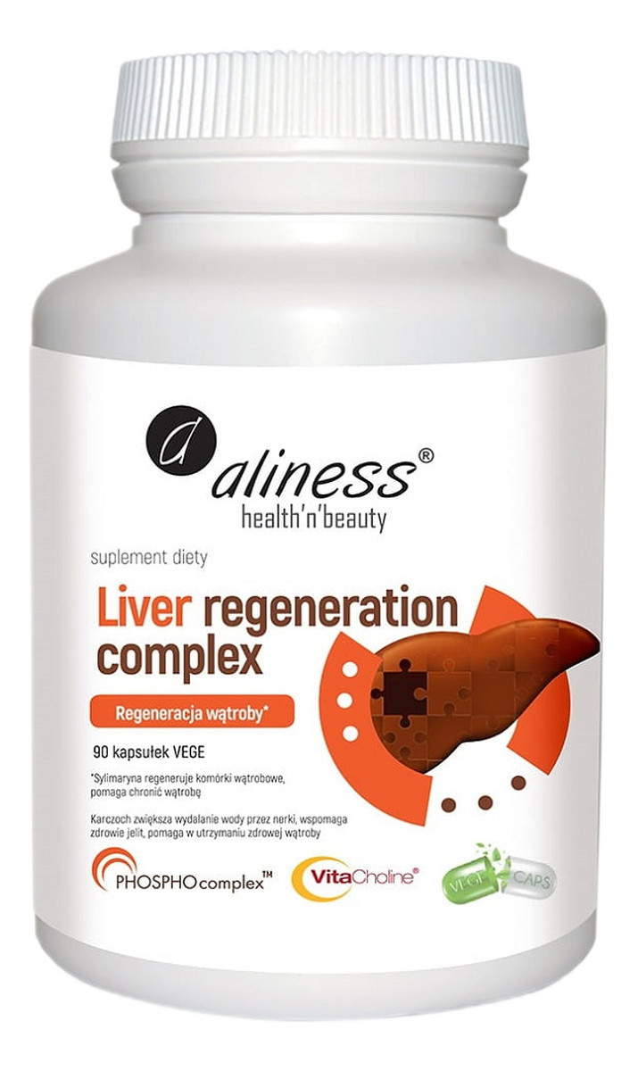 Liver regeneration complex suplement diety 90 kapsułek