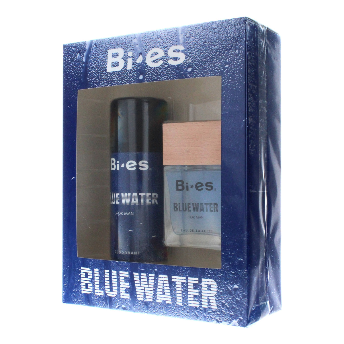 Bi-es Blue Water for Man Komplet (woda toaletowa 100ml+dezodorant spray 150ml)
