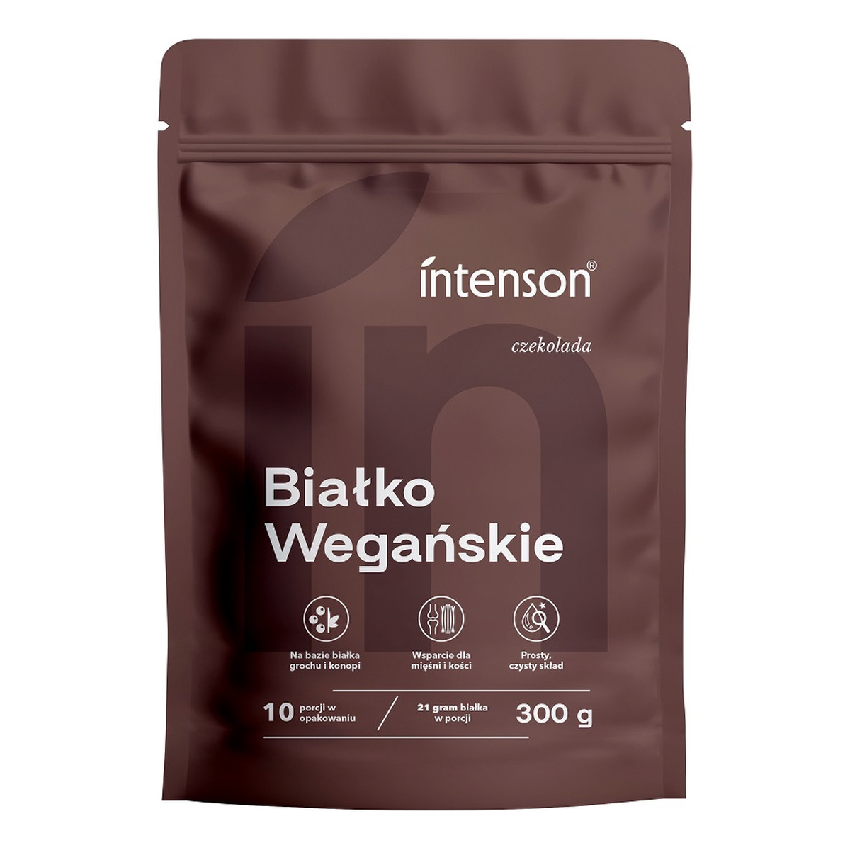 Intenson Białko Wegańskie o smaku czekoladowym 300g