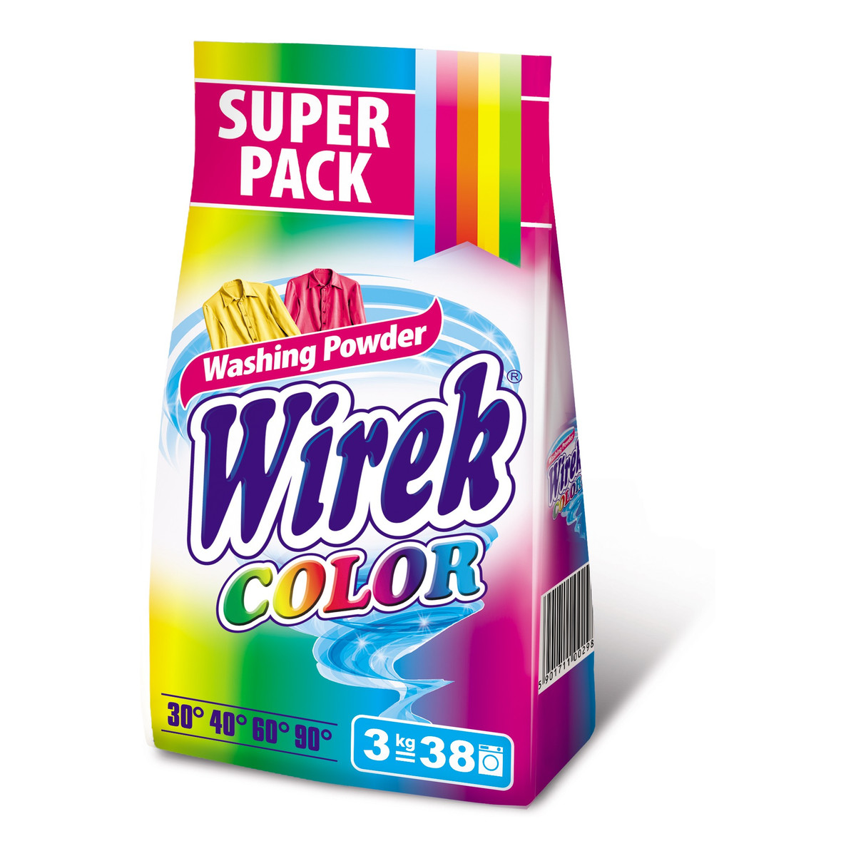 Wirek Proszek do Prania Tkanin Kolorowych 3kg