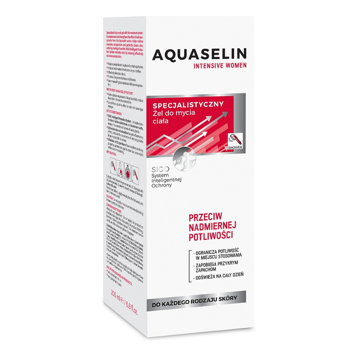 AA Aquaselin Intensive Women specjalistyczny żel do mycia ciała 200ml