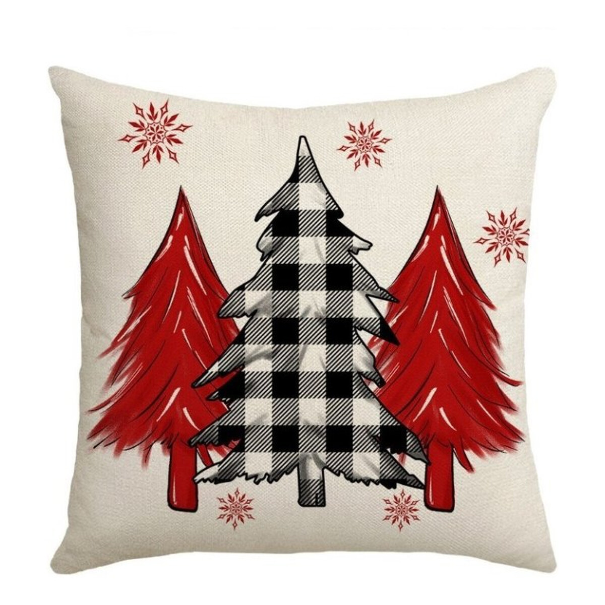 Ecarla Poszewka na poduszkę świąteczna Boże Narodzenie