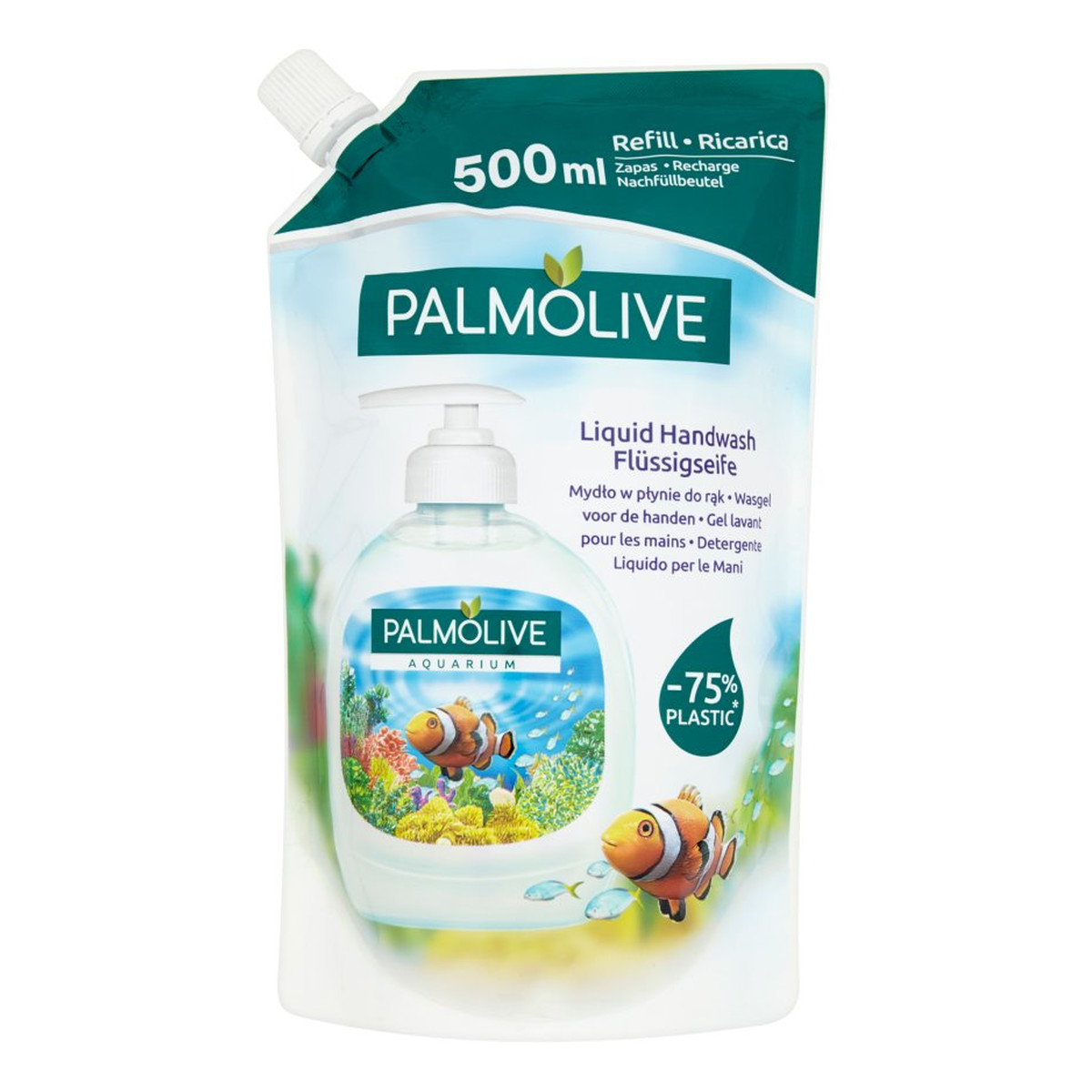 Palmolive Aquarium Mydło w płynie do rąk Zapas 500ml