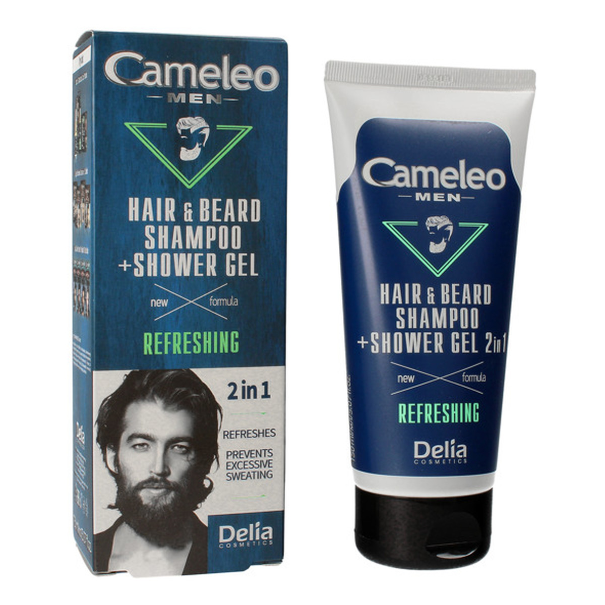 Cameleo Men Refreshing Szampon i żel pod prysznic 2w1 150ml