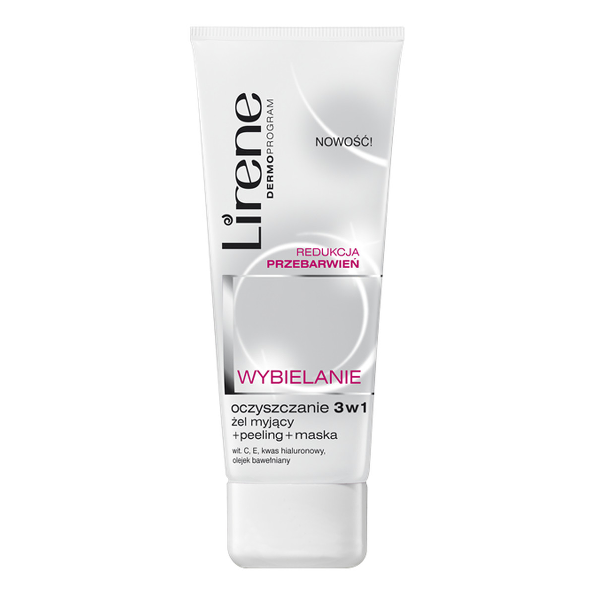 Lirene Wybielanie Dermo Program Żel+Peeling+Maska Do Twarzy 200ml