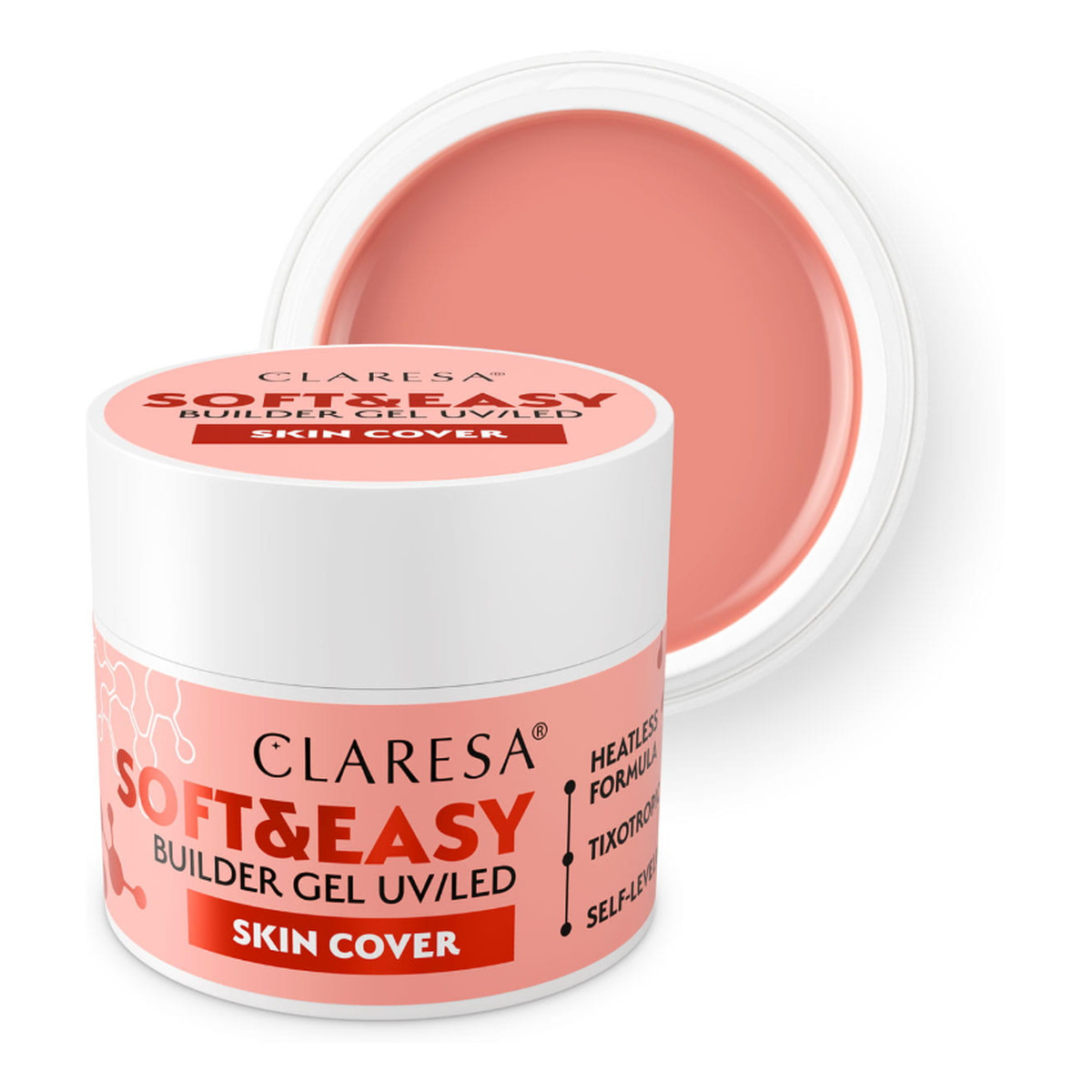 Claresa N Żel budujący do paznokci soft&easy builder skin cover 12g