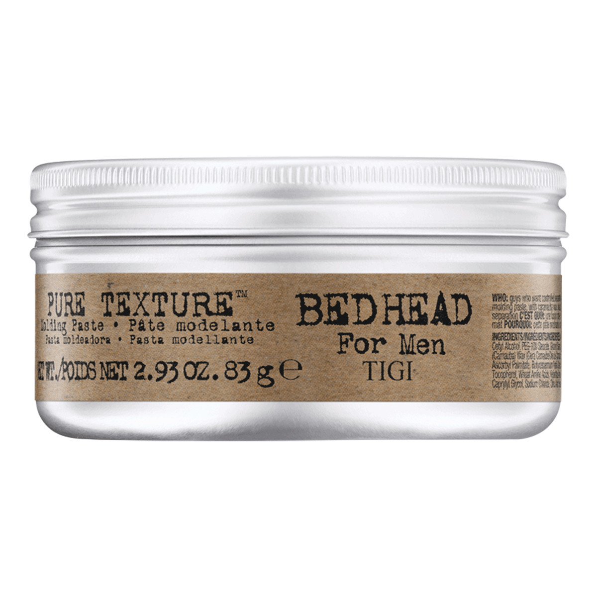 Tigi Bed Head Pure Texture Molding Paste modelująca pasta do włosów 83g