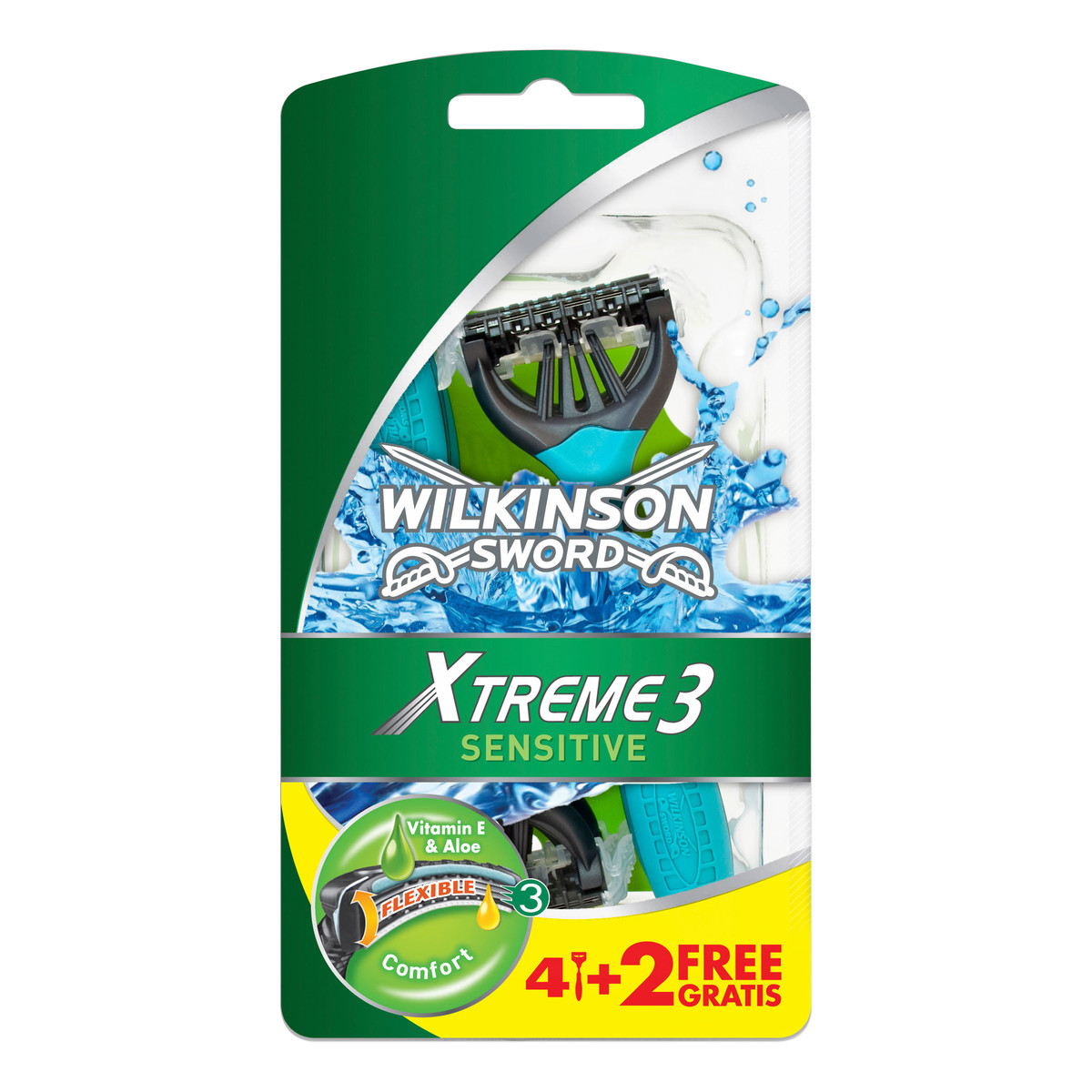 Wilkinson Xtreme 3 Sensitive maszynki jednorazowe 6szt
