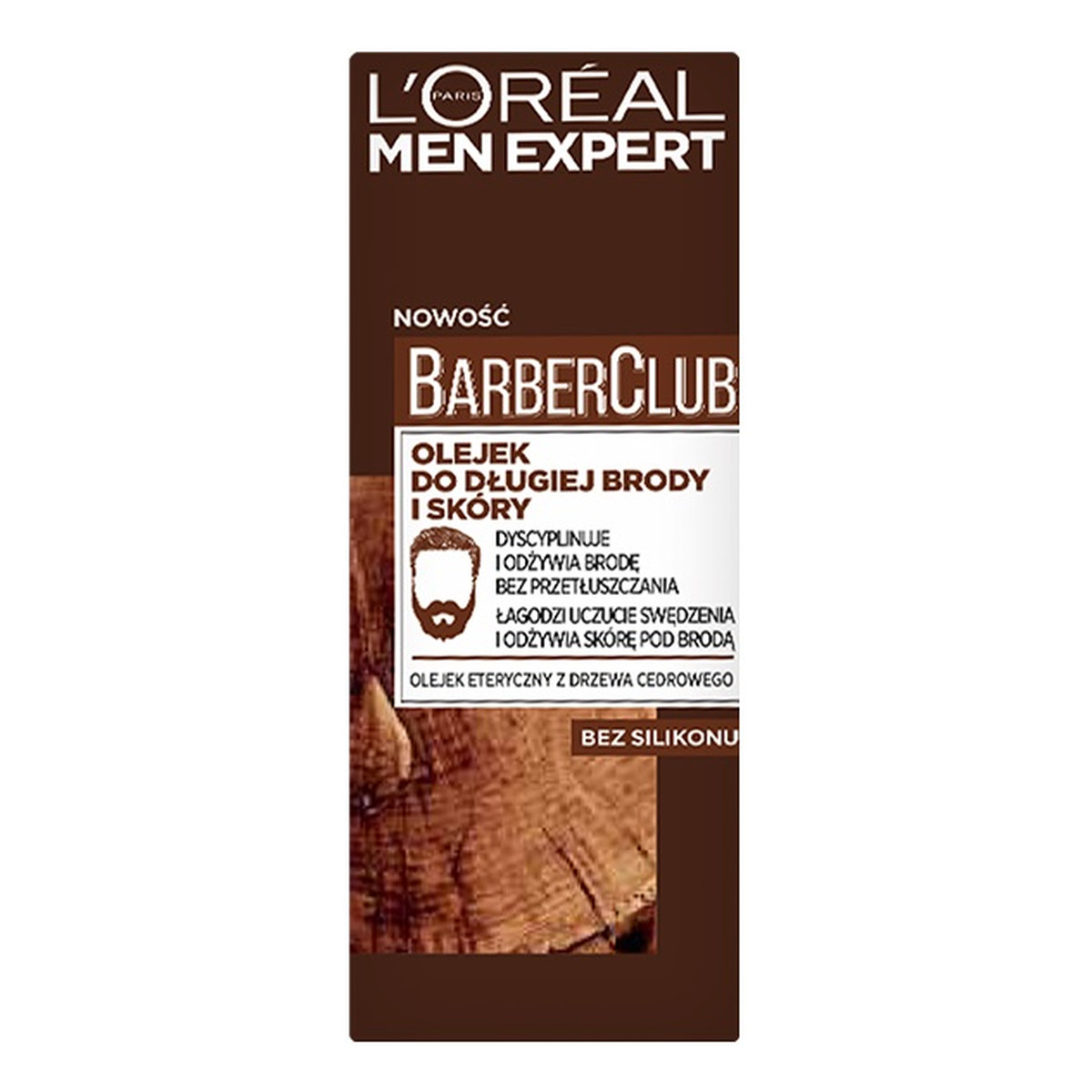 L'Oreal Paris Men Expert Barber Club pielęgnujący olejek do brody i skóry twarzy 30ml