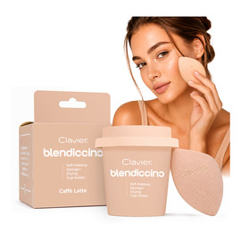 Blendiccino gąbeczka ścięta do makijażu + etui Kubeczek Caffe Latte