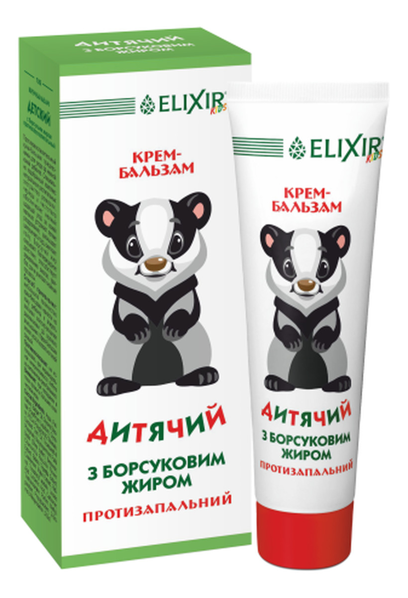 Krem-balsam dla dzieci z tłuszczem borsuka