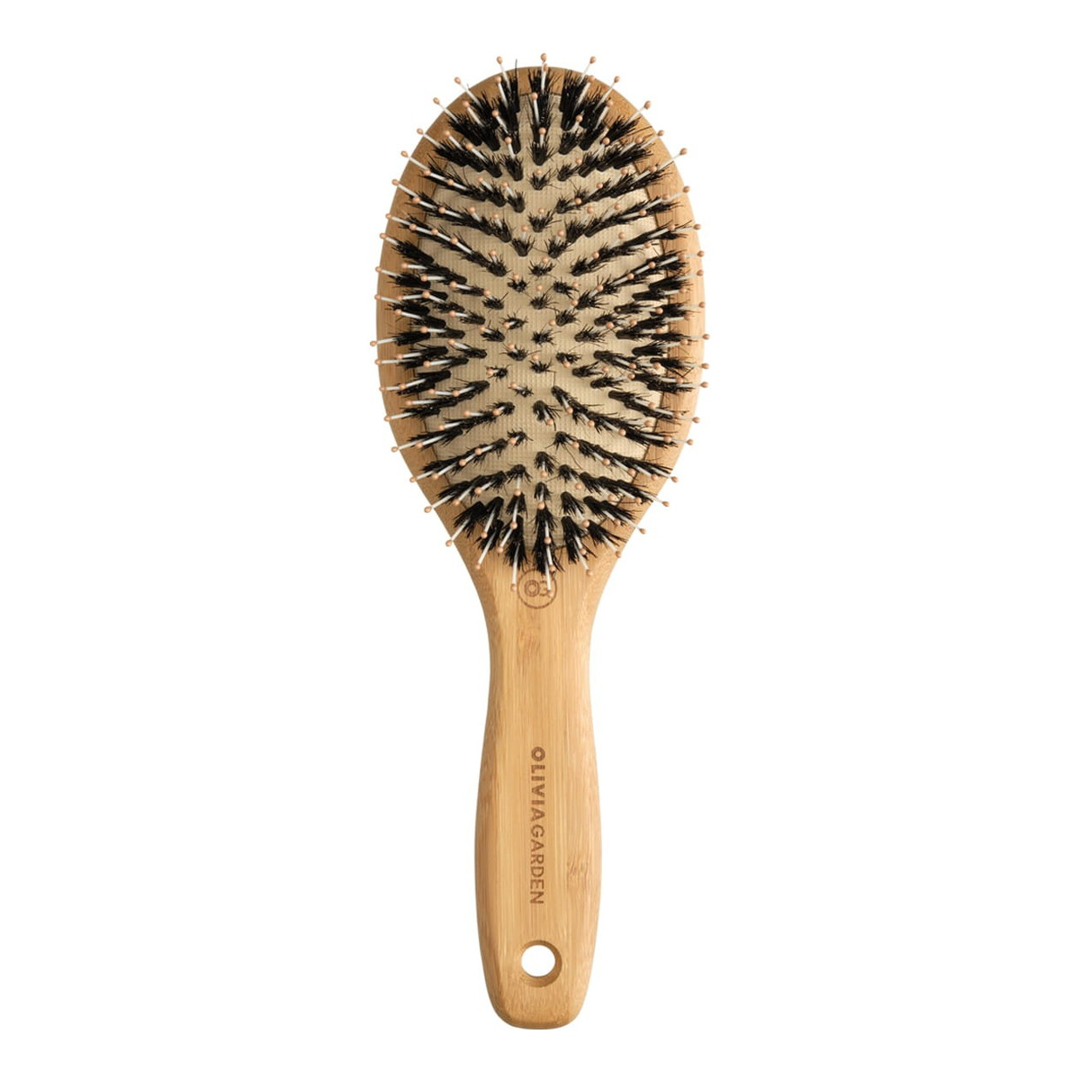 Olivia Garden Bamboo Touch Detangle Combo Szczotka z włosiem z dzika do rozczesywania włosów M