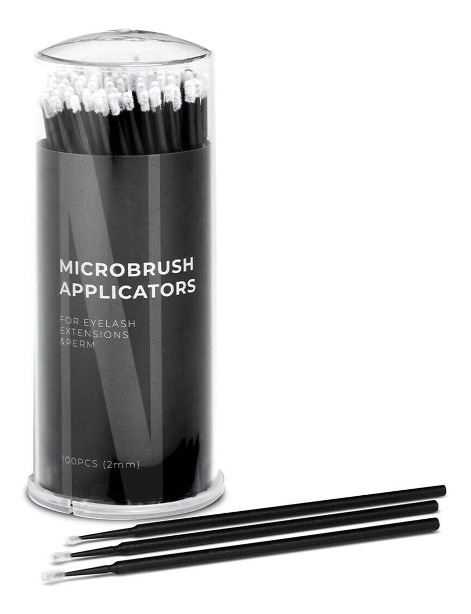 Microbrush applicators bezwłókienkowe aplikatory do rzęs 2mm 100szt.