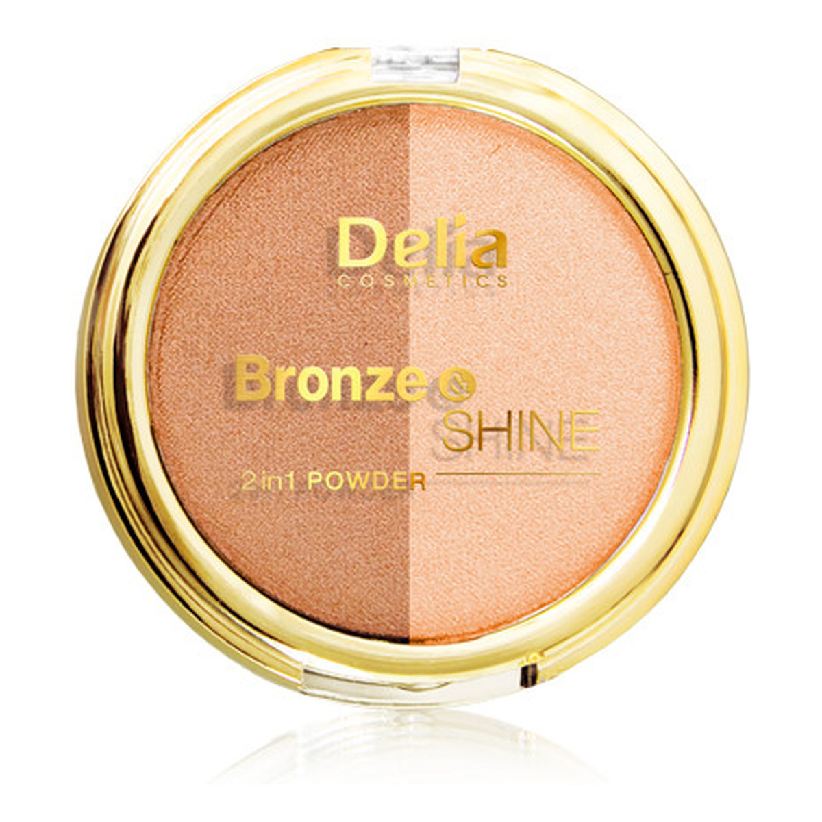 Delia Bronze & Shine Puder brązująco-rozświetlający