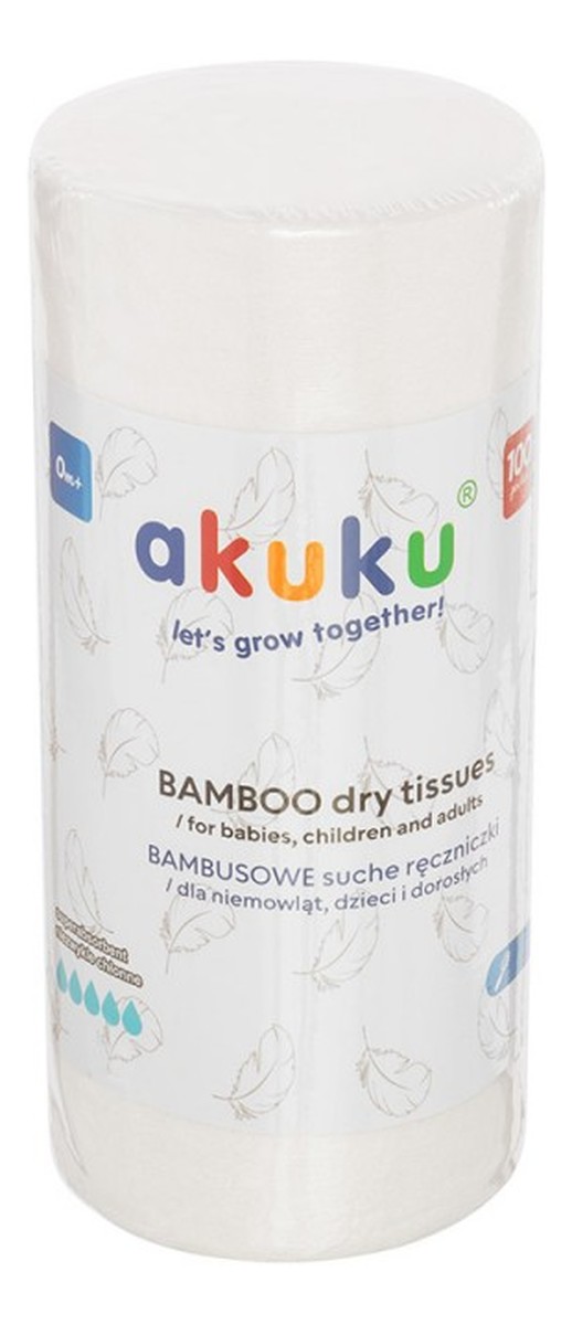 Jednorazowe chusteczki bambusowe dla dzieci i niemowląt