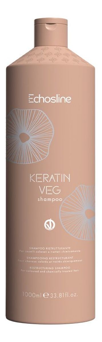 Keratin veg regenerujący szampon do włosów