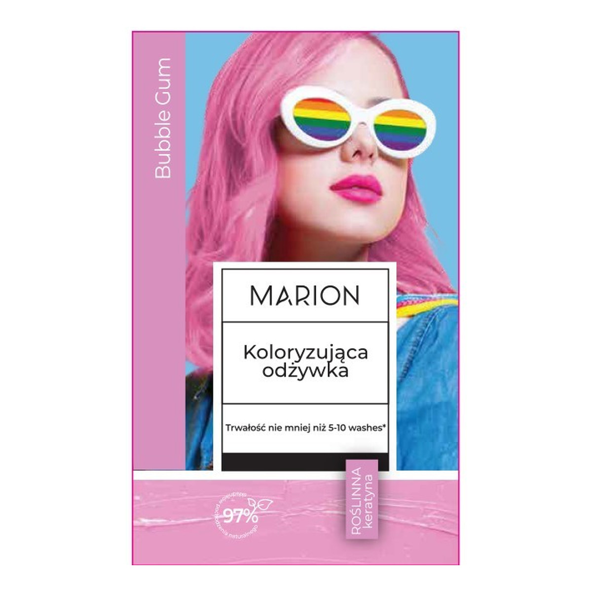 Marion Odżywka koloryzująca do włosów (5-10 myć)-bubble gum 35ml