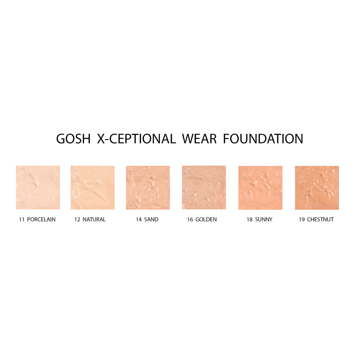 Gosh X-Ceptional Wear Foundation kryjący Podkład do twarzy Chestnut (19) 35ml