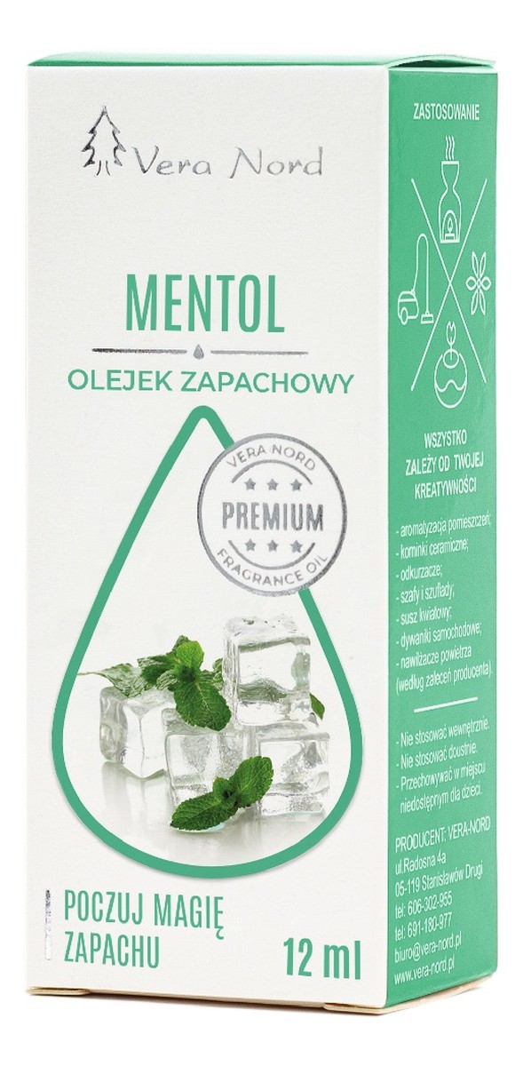 Olejek zapachowy mentol