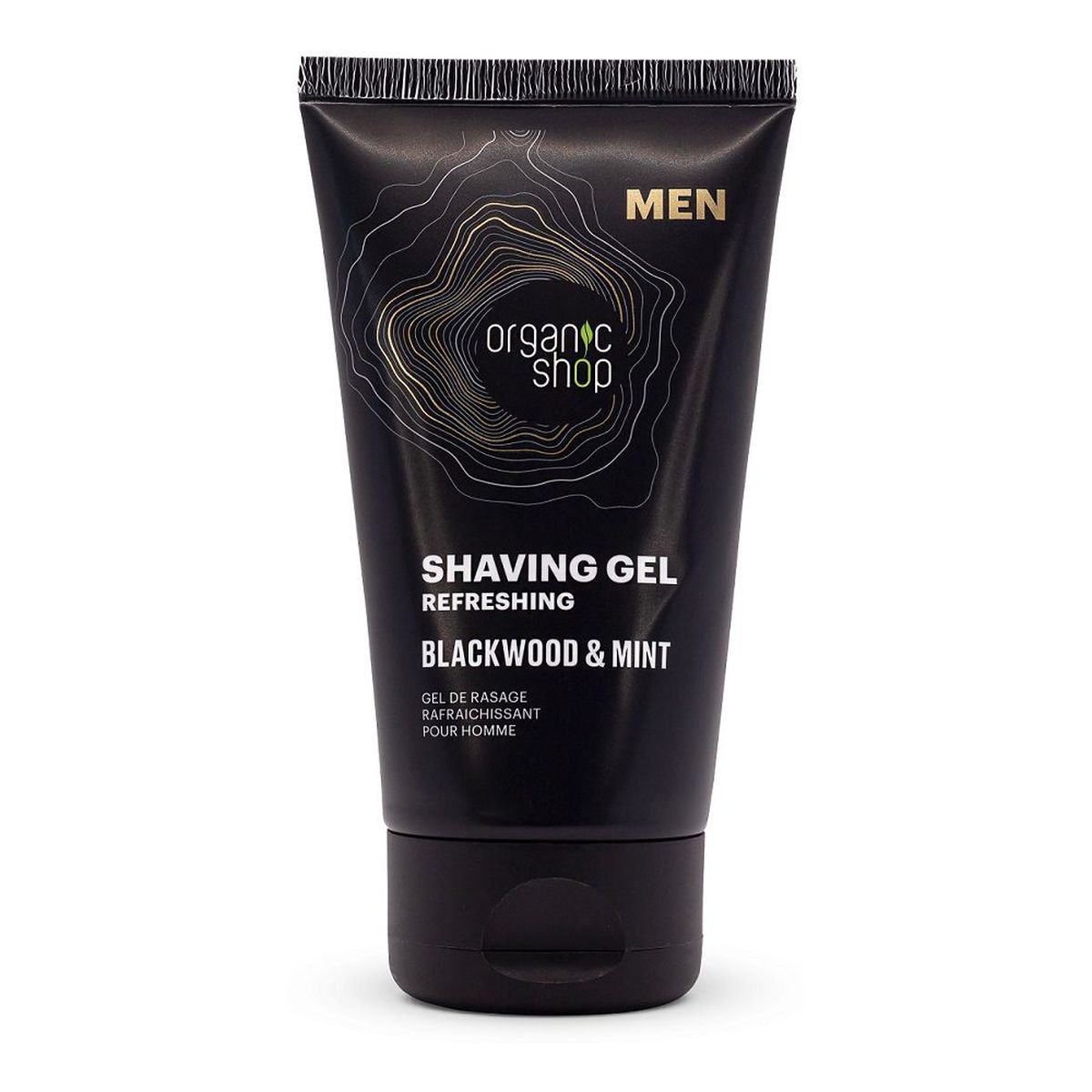 Organic Shop Men Żel do golenia odświeżający Blackwood & Mint 150ml