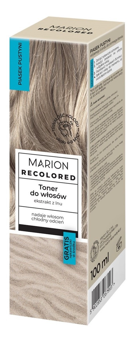   Toner do włosów Piasek Pustyni