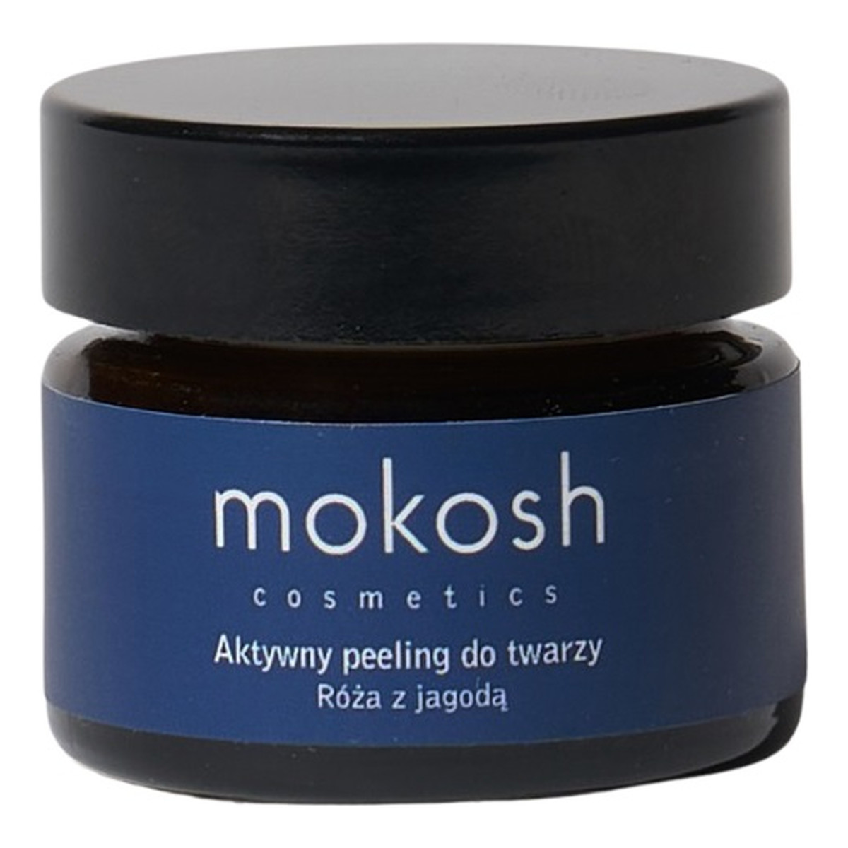 Mokosh Aktywny peeling do twarzy róża z jagodą 15ml