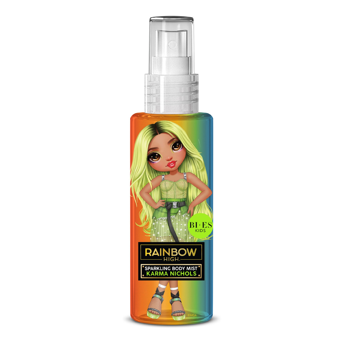 Bi-es Kids Mgiełka rozświetlająca do ciała dla dzieci rainbow high-karma nichols 240ml