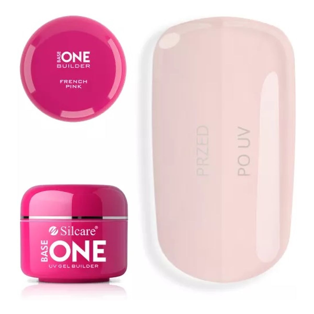 Silcare Base One French Pink Żel budujący do paznokci 5g