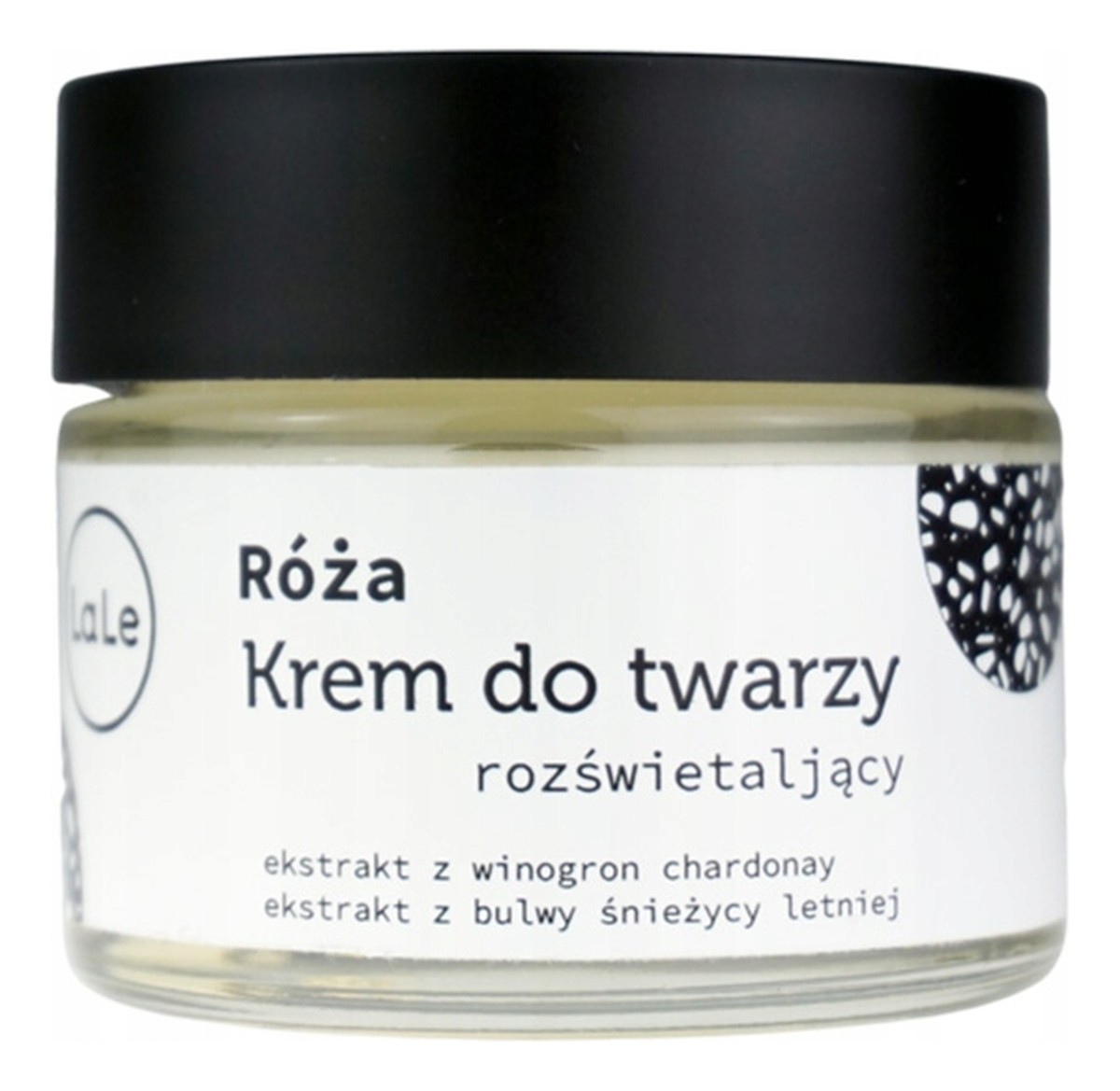 Krem do twarzy rozświetlający - różany