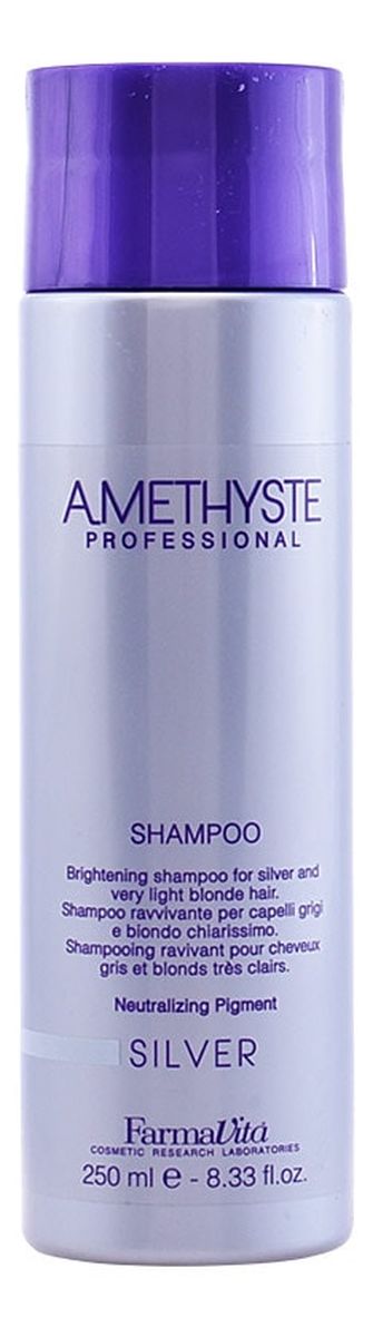 Amethyste silver shampoo szampon do włosów blond i rozjaśnianych