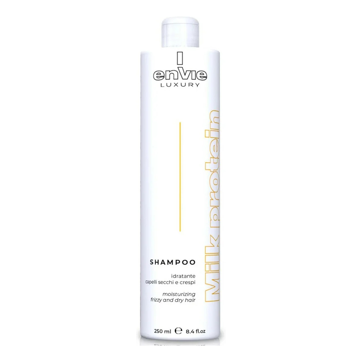 Envie Luxury Milk Protein Szampon Do Włosów Puszących Się Kręconych Suchych 250ml