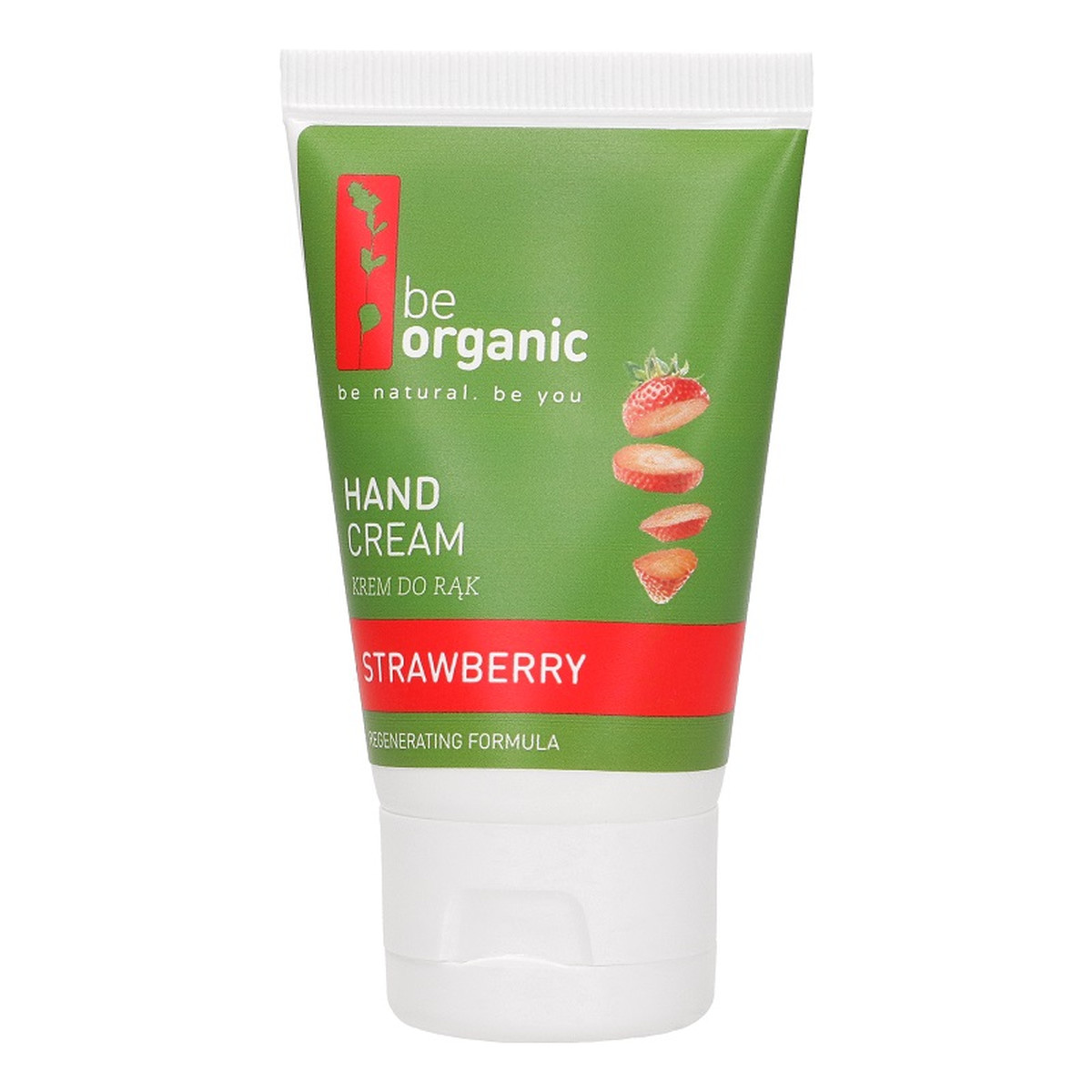 Be Organic Hand Cream Krem do rąk truskawka 40ml