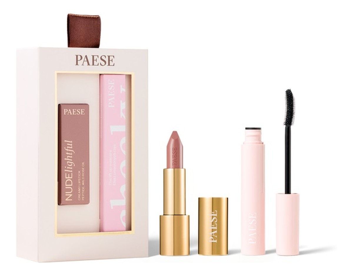 Zestaw tusz do rzęs 9ml + pomadka do ust 4.5g