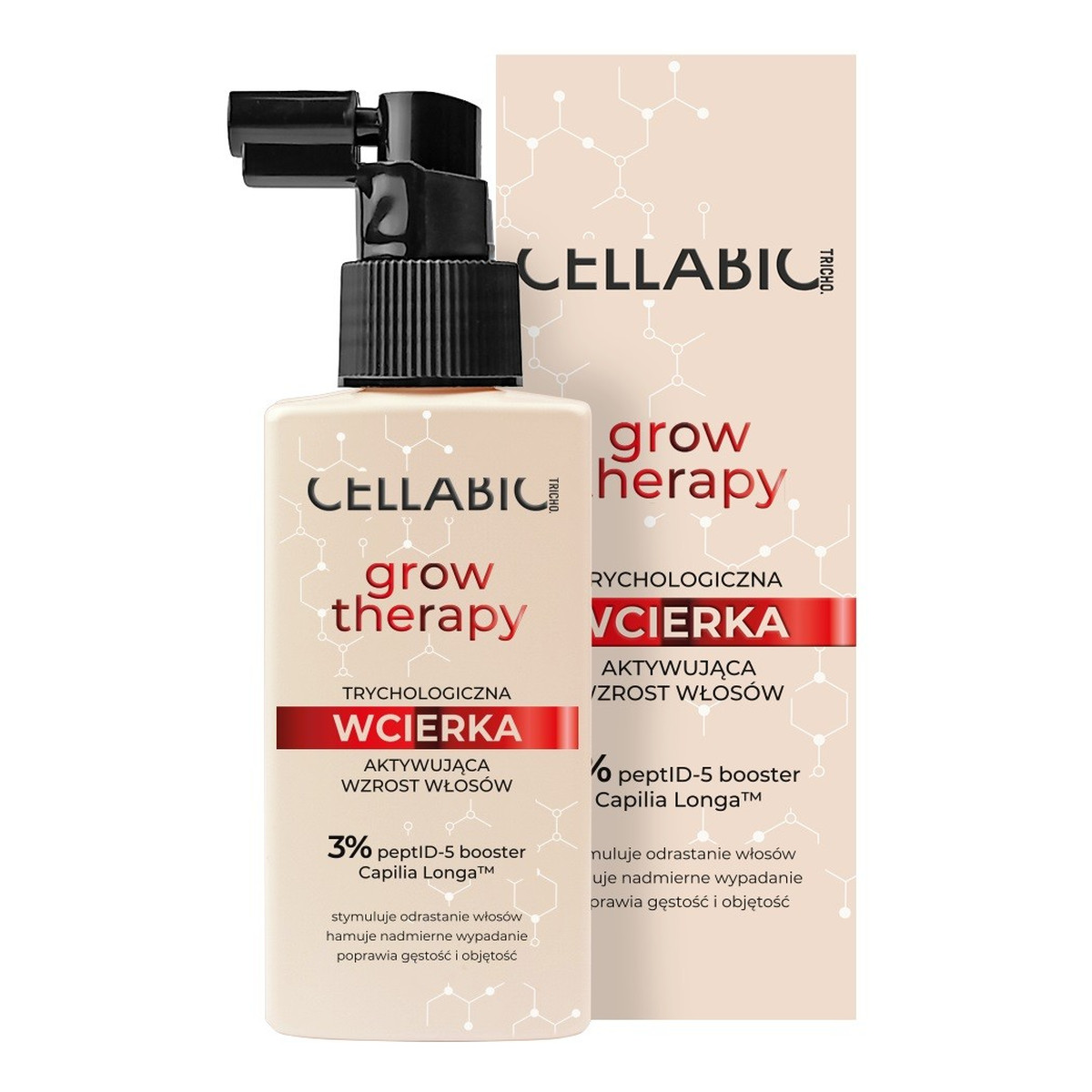 Cellabic Tricho Grow Therapy Trychologiczna Wcierka Aktywująca Wzrost Włosów 100ml