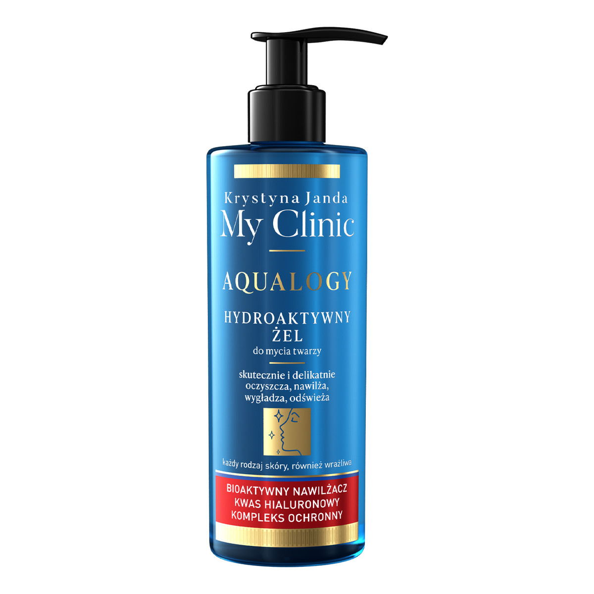 Janda My Clinic Aqualogy hydroaktywny Żel do mycia twarzy 400ml
