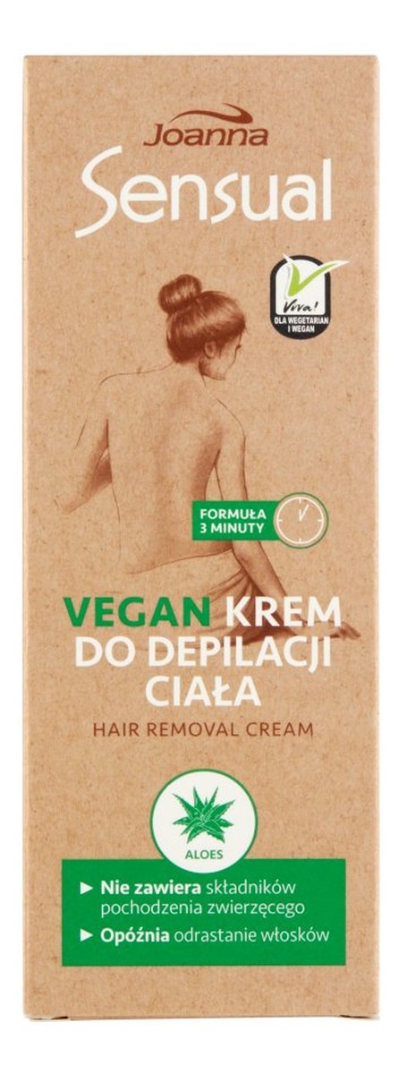 krem do depilacji ciała Vegan z Aloesem