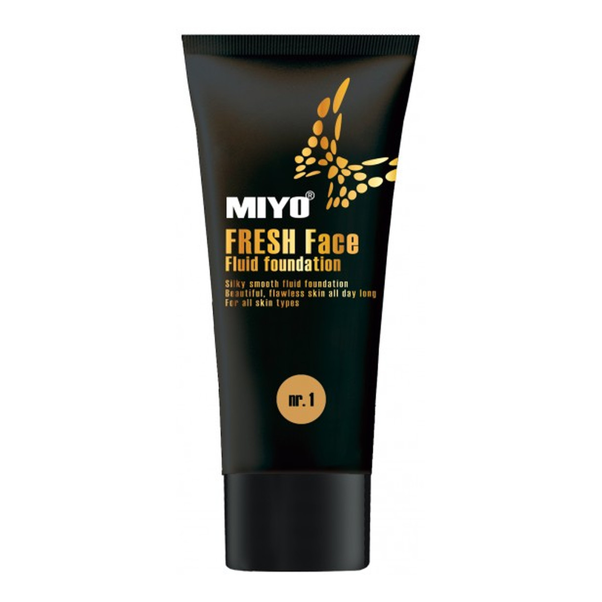 MIYO Fluid Foundation Fresh Face Matujący Podkład Do Twarzy Golden (04) 30ml